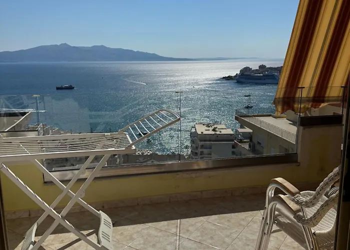 Jimmy Sea View 아파트 Sarandë